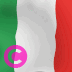 Italien Landesflagge Elgato Streamdeck und Loupedeck animierte GIF Symbole Tastenschaltfläche Hintergrundbild